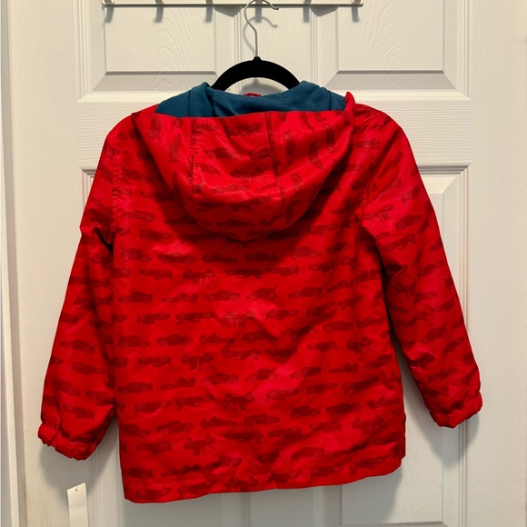Boys Disney Cars Lightning McQueen Rain Jacket. Size 7/8 - Picture 3 of 4